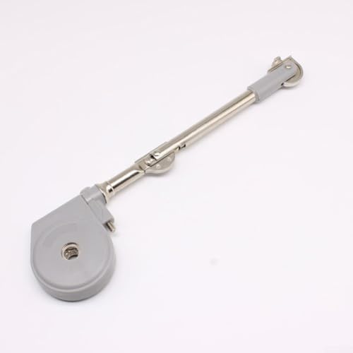 Zilimontt Hydraulische Puffer-Stützstange mit Absenkautomatik für Schränke und Truhen, Zinklegierung, verstellbarer Öffnungswinkel von 90–105 °, linke oder rechte Seite (hochklappbar) von Zilimontt
