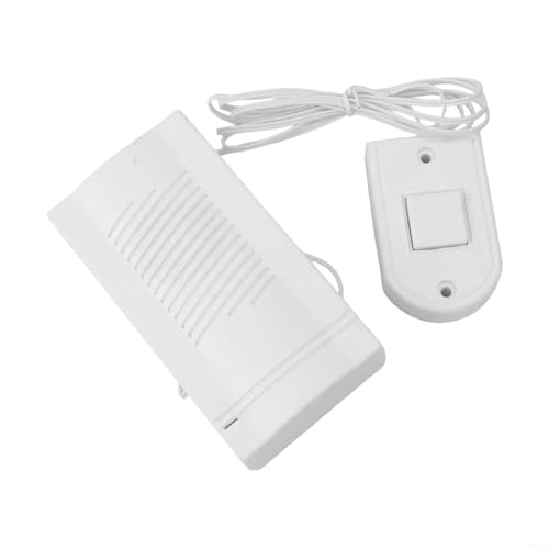 Zilimontt Kabelgebundenes elektronisches Türklingelsystem mit klarem Klingelton, energieeffiziente Kunststoffkonstruktion, kompaktes Design, einfache Installation für Zuhause, Büro, Geschäft und Zilimontt Kabelgebundenes elektronisches Türklingelsystem mit klarem Klingelton, energieeffiziente Kunststoffkonstruktion, kompaktes Design, einfache Installation für Zuhause, Büro, Geschäft und von Zilimontt