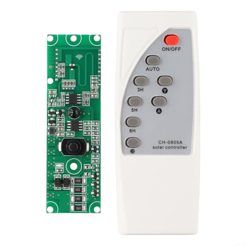 Zilimontt Kabellose Fernbedienung Solarlampe Leiterplatte für 3,2 V LiFePO4 und 3,7 V Lithium-Batterien, Mikrowellensensor 15s Hellmodus, kompatibel mit Outdoor-LED Zilimontt Kabellose Fernbedienung Solarlampe Leiterplatte für 3,2 V LiFePO4 und 3,7 V Lithium-Batterien, Mikrowellensensor 15s Hellmodus, kompatibel mit Outdoor-LED von Zilimontt