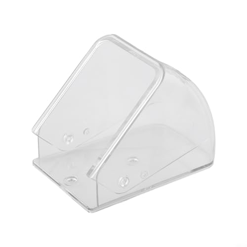 Zilimontt Kabellose Türklingel Regenschutz Wasserdicht PC Schutzgehäuse Transparent Outdoor Shield Kompatibel mit Zugangskontrollsystem für Türklingel Schutz u von Zilimontt