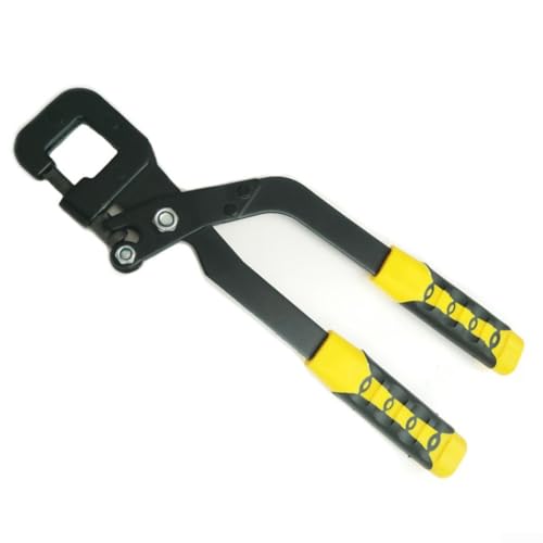 Zilimontt Kielzange aus legiertem Stahl für Trockenbau- und Metallbearbeitung mit weichen Griffen, verlängerte Hebelwirkung zum Befestigen von Schrauben ohne Schrauben oder Nieten, schafft von Zilimontt