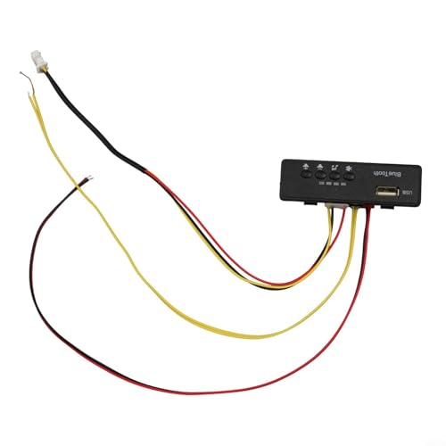 Zilimontt Kinder-Elektroauto-Musikplatine, 12 V, Audio-Player, Leiterplatte mit USB-Schnittstelle, kompatibel mit Kinder-Auto-Audiosystem, MP3-Musik (Nr.5, 12 V) von Zilimontt