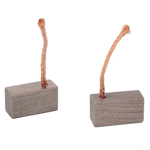 Zilimontt Kohlebürsten 8 x 10 x 18 mm mit Kupferdraht für Auto, LKW, Lüfter, Gebläse, Scheibenwischer, Klimasteuerungssysteme, 2 Stück Ersatz-Kohlebürsten für Strom Zilimontt Kohlebürsten 8 x 10 x 18 mm mit Kupferdraht für Auto, LKW, Lüfter, Gebläse, Scheibenwischer, Klimasteuerungssysteme, 2 Stück Ersatz-Kohlebürsten für Strom von Zilimontt