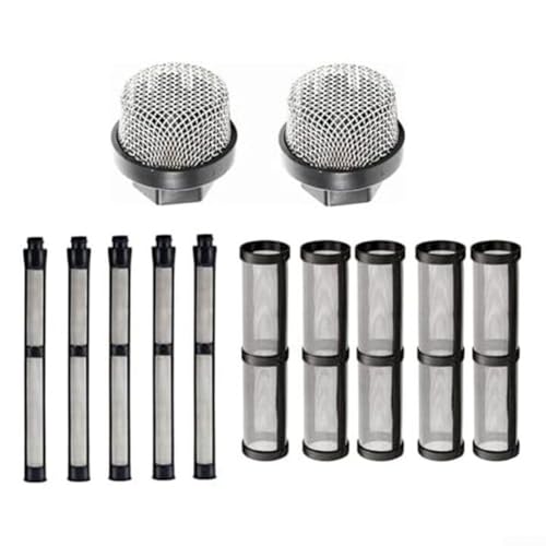 Zilimontt Komplettes Airless Spritzsieb Filter Set 246385 246384 287032 für Modelle 390 395 490 495 5956712 Ersatzteile Kit von Zilimontt