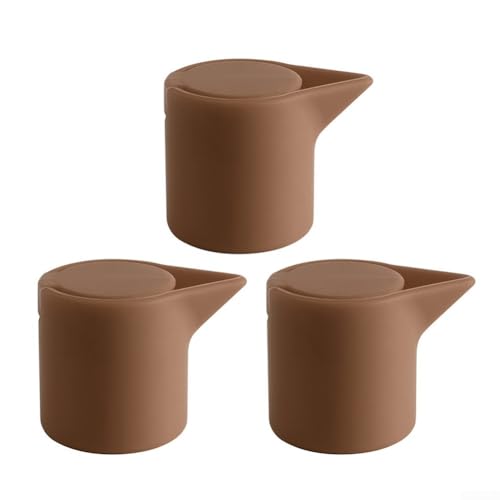 Zilimontt Küchen-Silikonmatten-Set, hitzebeständig, Grill-Pads, schützende Abfluss-Matten, multifunktionaler Tischschutz, verschiedene Farben, flexibel, leicht zu reinigen (Kaffee) von Zilimontt