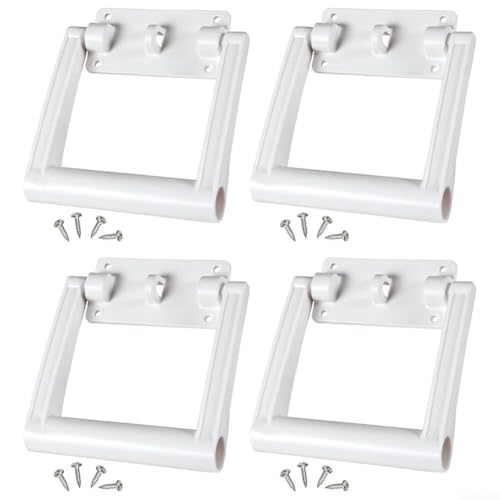 Zilimontt Kühler für Iglu-Ersatzgriffe, weißer Kunststoff, 25–72 Quart kompatibel, 4er-Pack, mit Scharnieren, Schrauben, Zwei-Schrauben-Befestigungssystem Zilimontt Kühler für Iglu-Ersatzgriffe, weißer Kunststoff, 25–72 Quart kompatibel, 4er-Pack, mit Scharnieren, Schrauben, Zwei-Schrauben-Befestigungssystem von Zilimontt