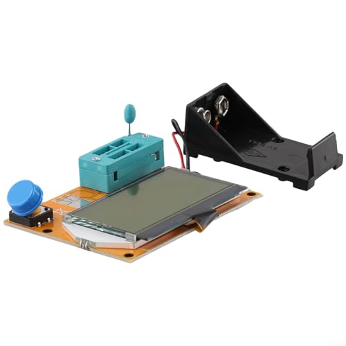 Zilimontt LCR-T4 Mega328 Digitaler Transistor-Tester, multifunktionales Komponentenmessgerät für NPN-PNP-Transistoren, MOSFETs, Dioden Kondensatoren, Widerstände mit automatischer Abschaltung u von Zilimontt