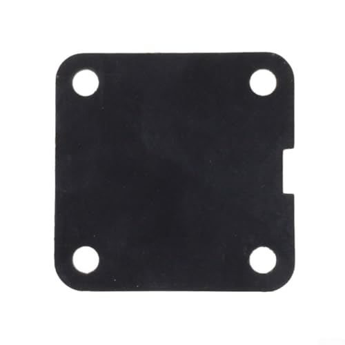 Zilimontt Luftkompressor-Zylinderkopf-Gummidichtungen und Unterlegscheiben, 0,8 mm, schwarzes Gummidichtungsset, kompatibel mit verschiedenen Modellen, langlebige Zylinderkopfdichtung und Schalter (A) von Zilimontt