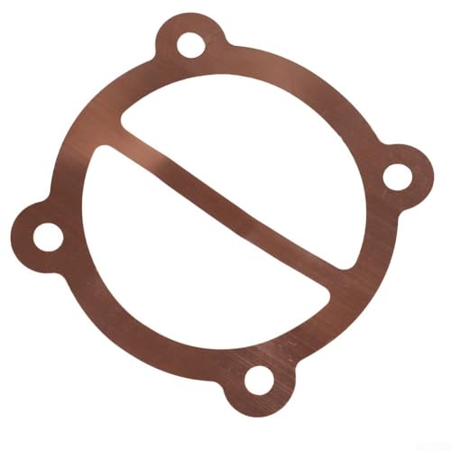 Zilimontt Luftkompressor-Zylinderkopf-Ventilplattendichtungen und Unterlegscheiben, Kupfer-Pad für Öl- oder Ölmaschinen, Luftzylinderkopf-Reparatur-Ersatz für 47/51/65/95 (Typ 65) von Zilimontt