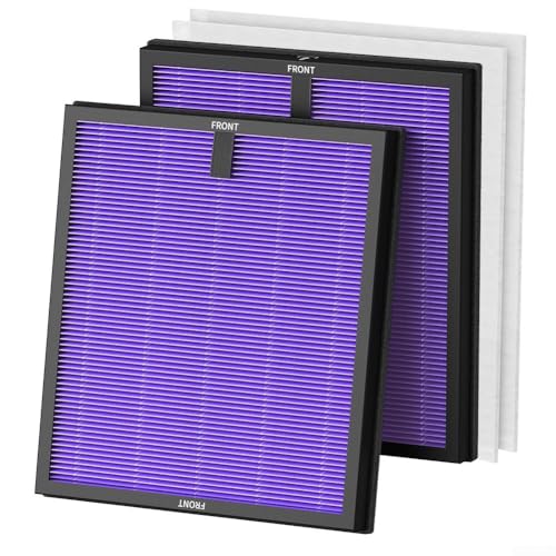 Zilimontt Luftreiniger-Ersatzfilter, HY4866 HEPA-Filter für MORENTO für YIOU M1 Luftreiniger, 3-in-1 H13 True HEPA-Ersatzfilter mit Aktivkohle (Multifunktions-Ver) von Zilimontt
