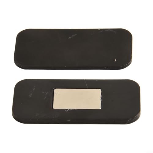 Zilimontt Magnetische Schrankschnäpper aus Edelstahl, unsichtbare Tür- und Schubladenriegel, starker Magnetverschluss für Schränke, Schränke, Küchenschränke, Möbel, (Schwarz, 1 Set) von Zilimontt