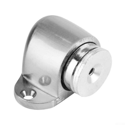 Zilimontt Magnetischer Türstopper Bodenmontage Edelstahl Türschnäpper Halter mit starkem Magnet gebürstete Oberfläche für Home Hotel Büro oder Restaurant Türschutz u von Zilimontt