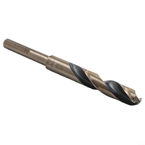 Zilimontt Metallbohrer-Set mit 10 mm und 12,7 mm Schäften für Holz, Metall, Edelstahl, Aluminium, Kupfer, Kunststoff - M43 Hochgeschwindigkeitsstahl, 118° Spitze, Schnellloch (14 mm) von Zilimontt