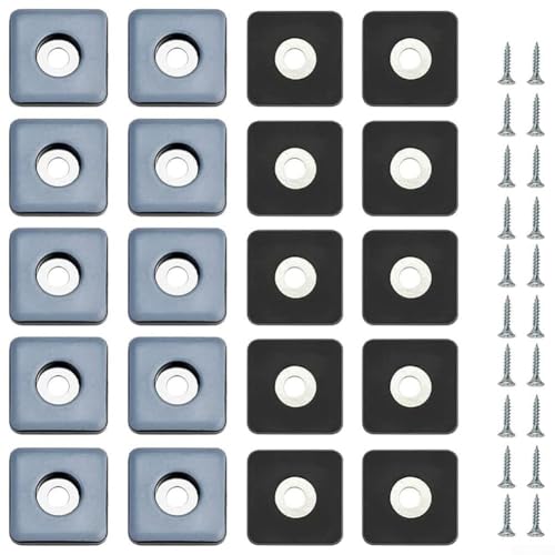 Zilimontt Möbelgleiter mit Schrauben, PTFE, robuste Stuhlbeinpolster für Sofa, Bett, Tisch, Schrank, schützt Teppich, Hartholz, Marmor, PVC-Böden, 25 mm, 20 Stück Zilimontt Möbelgleiter mit Schrauben, PTFE, robuste Stuhlbeinpolster für Sofa, Bett, Tisch, Schrank, schützt Teppich, Hartholz, Marmor, PVC-Böden, 25 mm, 20 Stück von Zilimontt