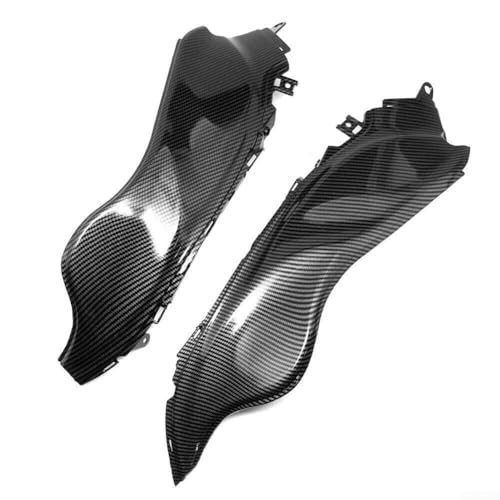 Zilimontt Motorrad Gas Tank Seitenabdeckung Verkleidung Kohlefaseroptik für Hayabusa GSX1300R 08-20 Direct Replacement Body Parts Black von Zilimontt