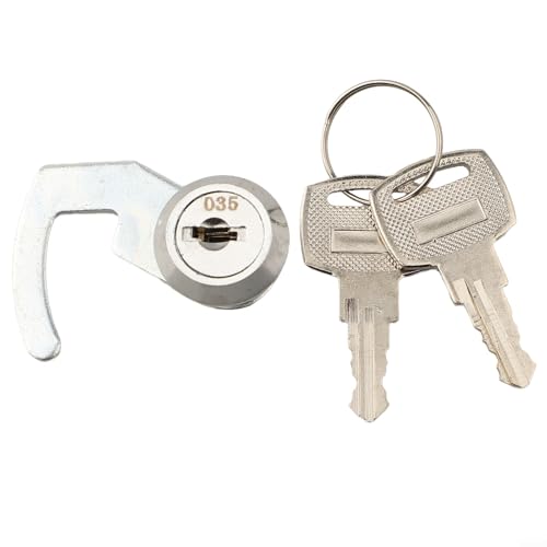 Zilimontt Nockenschloss aus Zinklegierung mit Schnellclip und 2 Schlüsseln für Kassenschubladen, POS-Terminals, Metallschränke, Schließfächer, Flugkoffer, Werkzeugkästen, Geldautomaten, Briefkästen Zilimontt Nockenschloss aus Zinklegierung mit Schnellclip und 2 Schlüsseln für Kassenschubladen, POS-Terminals, Metallschränke, Schließfächer, Flugkoffer, Werkzeugkästen, Geldautomaten, Briefkästen von Zilimontt