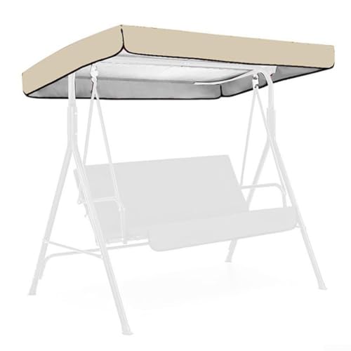 Zilimontt Outdoor Patio Swing Canopy Cover Waterproof Replacement Top Cover Oxford Fabric UV Protection Dustproof Sunshade for Garden Terrace Courtyard(c) von Zilimontt