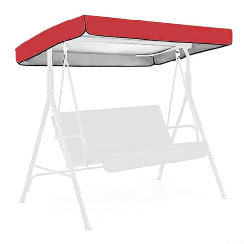 Zilimontt Outdoor Patio Swing Canopy Cover Waterproof Replacement Top Cover Oxford Fabric UV Protection Dustproof Sunshade for Garden Terrace Courtyard(e) von Zilimontt