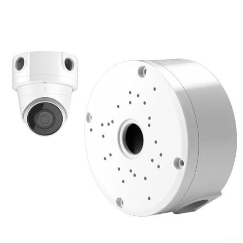 Zilimontt Outdoor wasserdichte Anschlussdose für CCTV- und IP-Dome-Kameras, wetterfestes Kabelgehäuse für Überwachungskamera-Wandhalterungen, langlebiges Kunststoffgehäuse Zilimontt Outdoor wasserdichte Anschlussdose für CCTV- und IP-Dome-Kameras, wetterfestes Kabelgehäuse für Überwachungskamera-Wandhalterungen, langlebiges Kunststoffgehäuse von Zilimontt