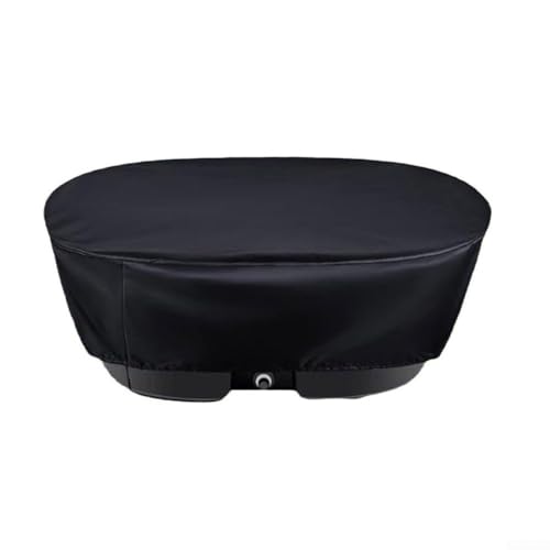 Zilimontt Ovale Poolabdeckung 420D Heavy Duty Oxford Wasserdichte Schutzabdeckung mit Kordelzug für Außenpool Lagertank (100 Gallonen) von Zilimontt