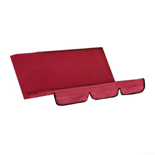 Zilimontt Oxford Stoff Gartenschaukel Stuhlabdeckung Wasserdicht Outdoor Möbel Sitzschutz mit UV-Schutz für Terrasse 150 x 50 x 10 cm (rot) von Zilimontt