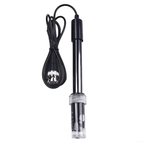 Zilimontt PH-Ersatzelektrodensonde mit BNC-Q9-Anschluss für Aquarium, Labor und Industrie, kompatibel mit den meisten Messgeräten und (1,2 m) von Zilimontt