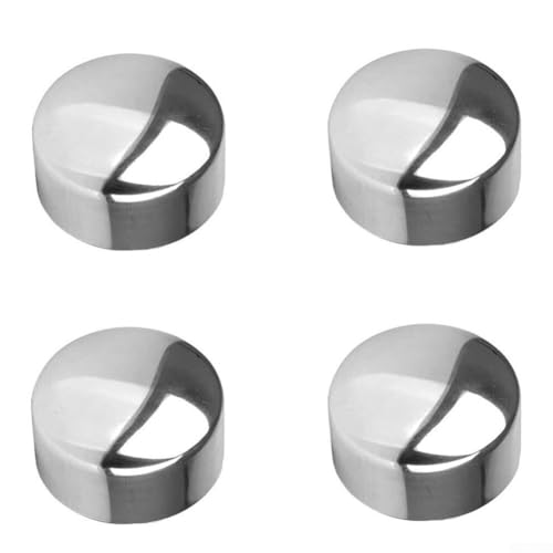 Zilimontt PVC-Handlaufende, rund, 45 mm, für Treppengeländer, wetterbeständige Staubschutzhüllen, um Wasser fernzuhalten, Rost zu verhindern und Sicherheit zu bieten, 4 Stück (0) von Zilimontt