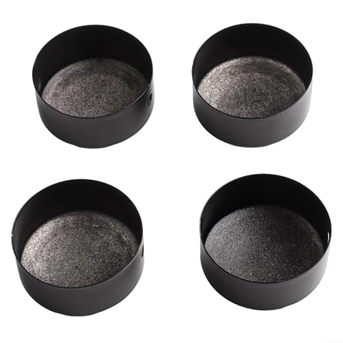 Zilimontt PVC-Handlaufenden für runde Treppengeländer, 45/50 mm, schwarze dauerhafte Abdeckbeschläge für Innen- oder Außentreppen und Geländer, schützend, glatt, 50 mm, 4 Stück Zilimontt PVC-Handlaufenden für runde Treppengeländer, 45/50 mm, schwarze dauerhafte Abdeckbeschläge für Innen- oder Außentreppen und Geländer, schützend, glatt, 50 mm, 4 Stück von Zilimontt