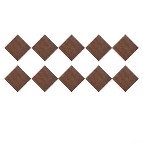 Zilimontt Peel and Tiles Kitchen Self-Adhesive on Backsplash,Removable Menara Tile Stickers,Waterproof Adhesive Mosaic Wall Tile for Bathroom Cement Transfers Treppen Upgrade (brown) von Zilimontt