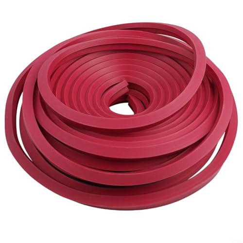Zilimontt Pooltisch-Pufferstreifen, 19 x 22 mm, TPR-Gummi-Puffer-Pad, 10 Meter lang, Pool-Queue-Puffer-Pad, geeignet für Snooker-Pool-Tisch (12 x 14 mm) von Zilimontt