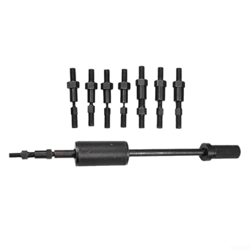 Zilimontt Professionelles manuelles Stiftabzieher-Set Metallgewindeentfernungswerkzeug-Kit M3-M12 interner externer Drahtzieher mit mechanischem Hammer für Werkstattausrüstung (A) von Zilimontt