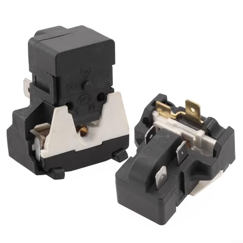 Zilimontt QPS2-B15MD3 PTC-Starterschutz für Kühlschrankkompressor, langlebige Kunststoff- und Metallkonstruktion, effizienter reibungsloser Start, kompatibel mit Modellen, (3-polig) von Zilimontt