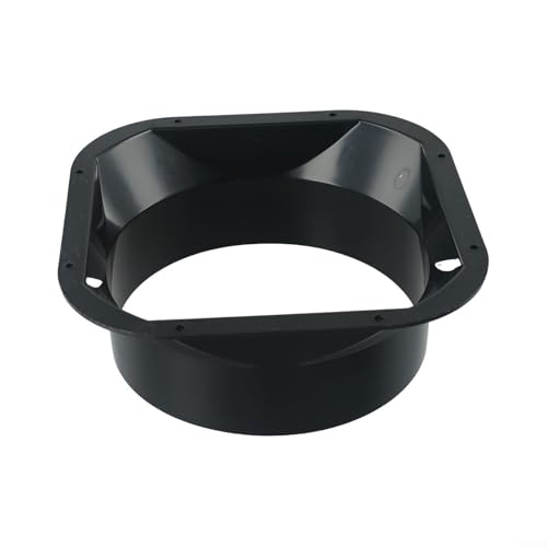 Zilimontt Quadratischer Flanschkanalverbinder aus ABS-Kunststoff, für Schläuche mit 100–300 mm Durchmesser, mit Rückschlagventil, kompatibel mit Badezimmer- oder Küchen-Abluftventilatoren Zilimontt Quadratischer Flanschkanalverbinder aus ABS-Kunststoff, für Schläuche mit 100–300 mm Durchmesser, mit Rückschlagventil, kompatibel mit Badezimmer- oder Küchen-Abluftventilatoren von Zilimontt