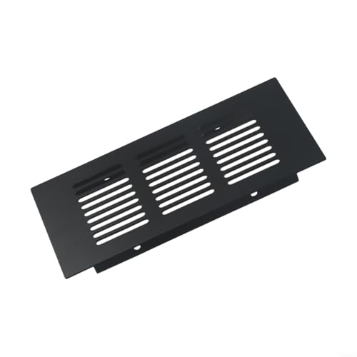 Zilimontt Rechteckiges Lüftungsgitter aus Aluminiumlegierung, für Schränke, Kleiderschränke, Badezimmer, Küche, Abluftventilator oder Hydrokultur-Inline-Ventilator, schwarz, 80 x 150 mm Zilimontt Rechteckiges Lüftungsgitter aus Aluminiumlegierung, für Schränke, Kleiderschränke, Badezimmer, Küche, Abluftventilator oder Hydrokultur-Inline-Ventilator, schwarz, 80 x 150 mm von Zilimontt
