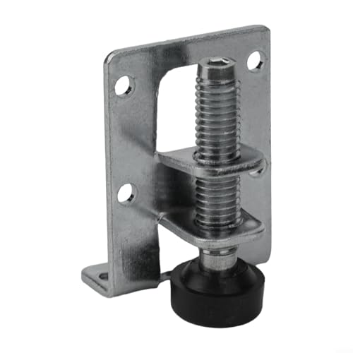 Zilimontt Robuste, verstellbare Möbel-Nivellierfüße, kaltgewalzte Stahlbein-Nivellierer mit galvanisierter, rostfreier Oberfläche, für Tische, Schränke, Werkbänke, Regale und Bücher (B) von Zilimontt