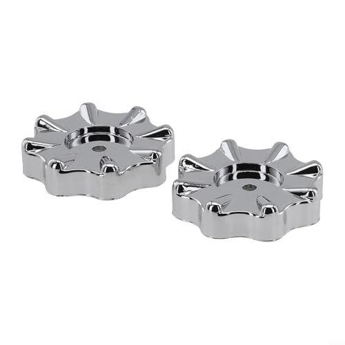 Zilimontt Runde Radgriffknöpfe für HVAC-Verteiler-Messgerät und Wasserhahn-Ersatz, robuster Kunststoff, 50 mm Durchmesser, 6,6 mm quadratische Halterung, einfache Installation, 2 Stück Zilimontt Runde Radgriffknöpfe für HVAC-Verteiler-Messgerät und Wasserhahn-Ersatz, robuster Kunststoff, 50 mm Durchmesser, 6,6 mm quadratische Halterung, einfache Installation, 2 Stück von Zilimontt