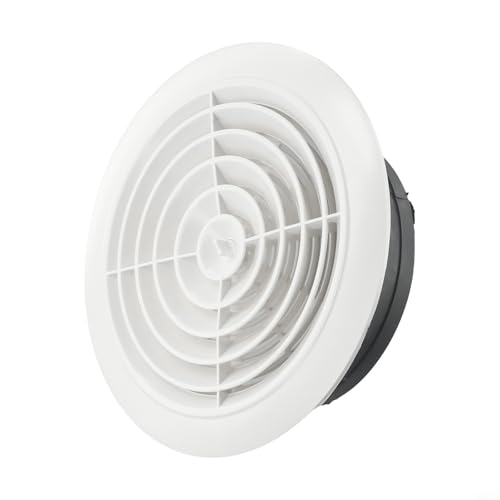 Zilimontt Runde verstellbare Lüftungsgitterabdeckung für Wand oder Decke, 75–200 mm, ABS-Lüftungsgitter mit abnehmbarem Paneel für einstellbare Luftmengenregelung im Badezimmer, Büro und (200 mm) Zilimontt Runde verstellbare Lüftungsgitterabdeckung für Wand oder Decke, 75–200 mm, ABS-Lüftungsgitter mit abnehmbarem Paneel für einstellbare Luftmengenregelung im Badezimmer, Büro und (200 mm) von Zilimontt