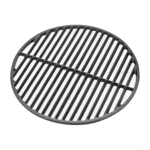 Zilimontt Rundes Grillgitter aus Gusseisen, schwarz, Grillwerkzeug, zum Braten von Fleisch, Grillrost, hochtemperaturbeständiges Küchenzubehör (12 cm) von Zilimontt