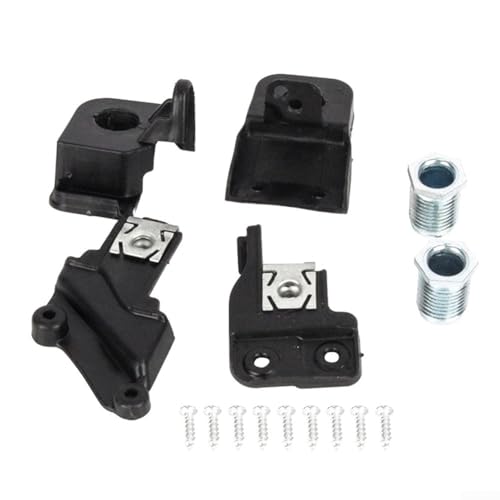 Zilimontt Scheinwerferhalterung vorne links Reparatursatz ABS schwarz kompatibel mit 2012-2017 OEM 5N0998225B Ersatz Installation für Auto Außenbeleuchtung Unterstützung von Zilimontt