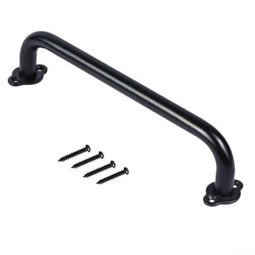 Zilimontt Schiebetür-Zuggriff, bündiges Tor-Hardware-Set in mattem schwarzem Finish, aus Karbonstahl, für Heimwerker- und Bauanwendungen von Zilimontt