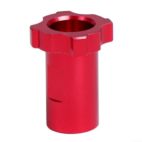 Zilimontt Schnellanschluss-Adapter für Farbspritzpistole, kompatibel mit M14 x 1 Gewinde, Aluminium-Kupplung für Einweg-Farbmessbecher, einfach zu installieren und zu reinigen, (M16 x 1,5 intern) von Zilimontt