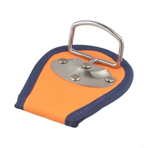 Zilimontt Schnelleinführungshammerhalter für Werkzeuggürtel, robuster Oxford-Tuchhammer und Klauenhammer-Aufhänger mit 125 x 100 mm Schlaufe, kompaktes Einloch-Design für Holzbearbeitung von Zilimontt