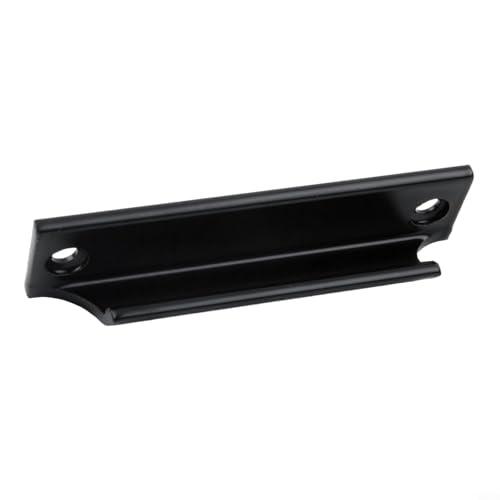 Zilimontt Schranktürgriff aus Aluminiumlegierung mit schwarzem Finish, Massivholzflügel und Bildschirmtürzug, 76 mm Lochmitte, Hardware für Heimwerkerschränke und (schwarz) von Zilimontt