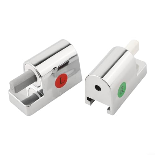 Zilimontt Soft Close WC-Sitz-Scharnier-Ersatzset, ABS und Edelstahl, feste Halterungen für die Installation von Standard-Toilettensitzen, kompatibel mit den meisten Badezimmern, Zilimontt Soft Close WC-Sitz-Scharnier-Ersatzset, ABS und Edelstahl, feste Halterungen für die Installation von Standard-Toilettensitzen, kompatibel mit den meisten Badezimmern, von Zilimontt