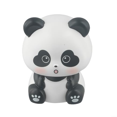 Zilimontt Solarbetriebene Wackel-Panda-Figur mit lichtabsorbierendem Solarpanel, ABS-Material, kulturelles Glücksdesign, für Auto-Armaturenbrett, Topfpflanze (C) von Zilimontt