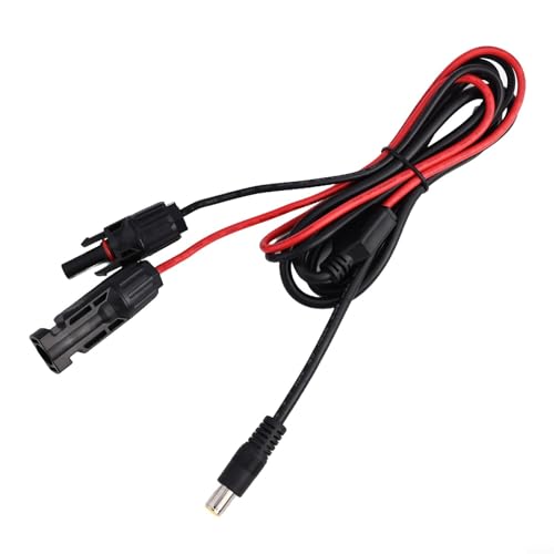 Zilimontt Solarpanel-Stecker auf DC 8 mm Adapterkabel 16 AWG 1,8 m, kompatibel mit ExplorerGZ tragbaren Kraftwerken und Solargeneratoren, unterstützt 10W-200W 36V 13A für von Zilimontt