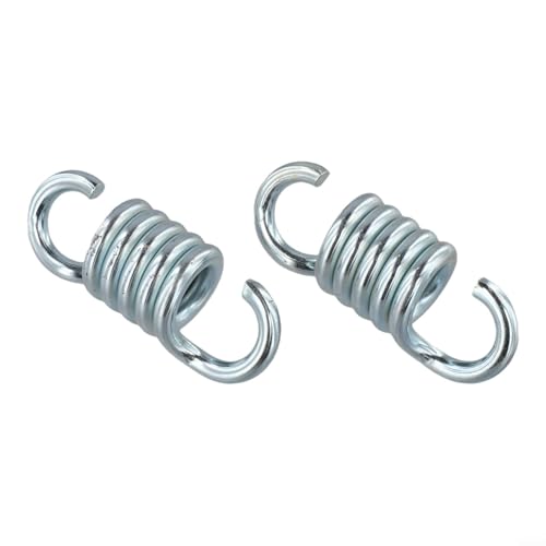 Zilimontt Spannfedern aus verzinktem Stahl für Hängesessel Hängematten Schaukelbänke, 650 kg Tragkraft, 8 mm Durchmesser, 113 mm Länge, verzinkt von Zilimontt