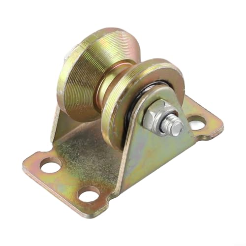 Zilimontt Stahl-Riemenscheibe mit zwei Kugellagern für 1–8 mm Seile, robustes, verzinktes V-Nut-Rad für Schiebetüren, Heben und Materialhandhabung, mehrere (32 mm) von Zilimontt