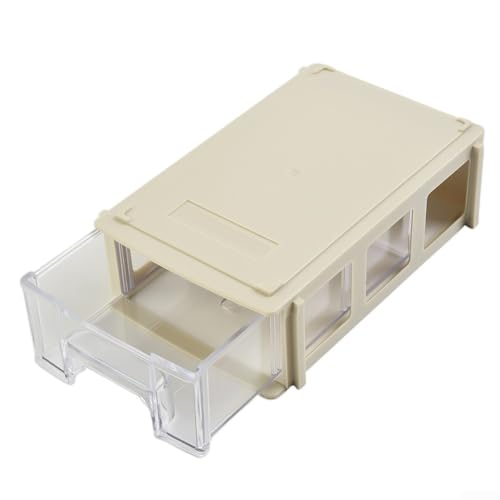 Zilimontt Stapelbarer Kleinteile-Organizer aus Kunststoff mit transparenten Schubladen für Hardware, Schrauben, Komponenten und Bastelbedarf, Wandhalterung oder Schreibtisch-Aufbewahrungsbox für Zilimontt Stapelbarer Kleinteile-Organizer aus Kunststoff mit transparenten Schubladen für Hardware, Schrauben, Komponenten und Bastelbedarf, Wandhalterung oder Schreibtisch-Aufbewahrungsbox für von Zilimontt