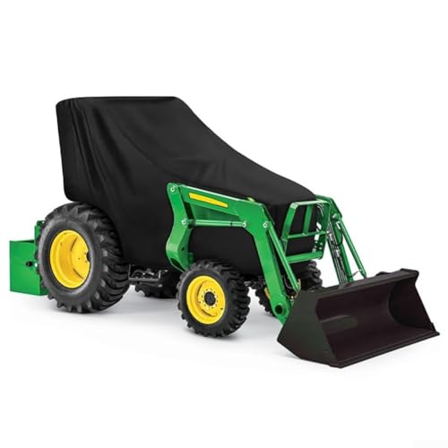 Zilimontt Strapazierfähige Traktorabdeckung, wasserdicht, kompatibel mit kompakten Traktor-Abdeckungen, 420D Oxford-Material, wetterbeständig, mit Kordelzug und Schnallen-Design Zilimontt Strapazierfähige Traktorabdeckung, wasserdicht, kompatibel mit kompakten Traktor-Abdeckungen, 420D Oxford-Material, wetterbeständig, mit Kordelzug und Schnallen-Design von Zilimontt